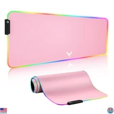 BladeHawks XL RGB Gaming Mouse Pad - 14 Light Modes, Extended Soft, Anti-Slip