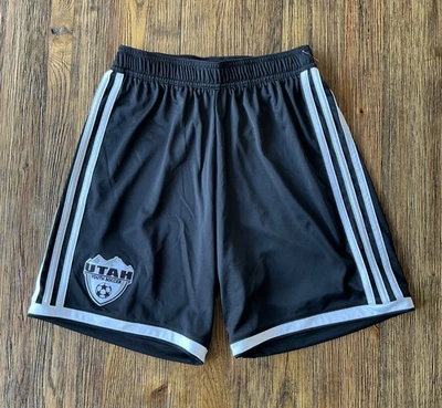 Boys Adidas Climalite Utah Youth Soccer Performance Training Shorts Small - Image 1 of 4