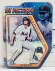 2025 Bowman Draft Chrome Baseball Carson Benge In Action Die Cut Mets
