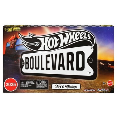 Hot Wheels Boulevard 25-Car Factory Set 2025 1:64 Premium Walmart Exclusive