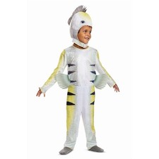 Brand New Flounder The Little Mermaid Toddler Costume Fish Costume Fins Scales