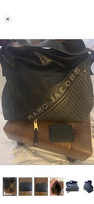 Marc Jacobs Black Irina Hobo Bag With Cardholder