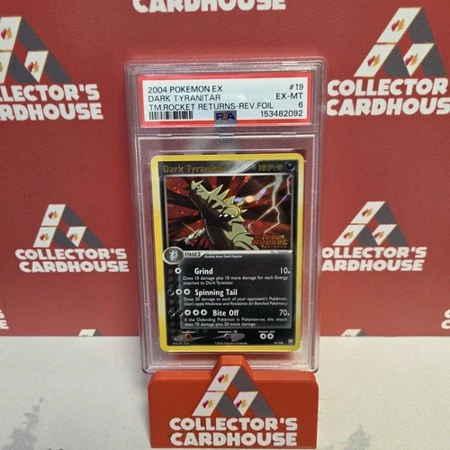 Dark Tyranitar | 19/109 | PSA 6 | Ex Team Rocket Returns | Reverse Foil | G20