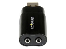 StarTechcom External Stereo Audio Card USB 2.0 Adapter ICUSBAUDIOB