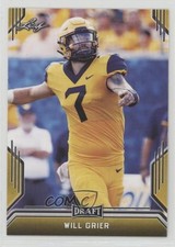 2019 Leaf Draft Gold Will Grier #65 uk2