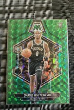 2023-24 Panini Mosaic - Rookies Dariq Whitehead #247 Green Mosaic Prizm (RC)