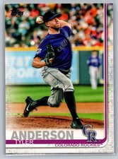 2019 Topps Colorado Rockies #CO-6 Tyler Anderson *RO