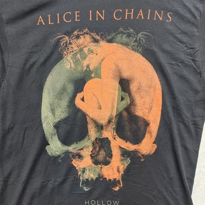 Alice In Chains Hollow Tour T Shirt Black Size XL 2013 Band