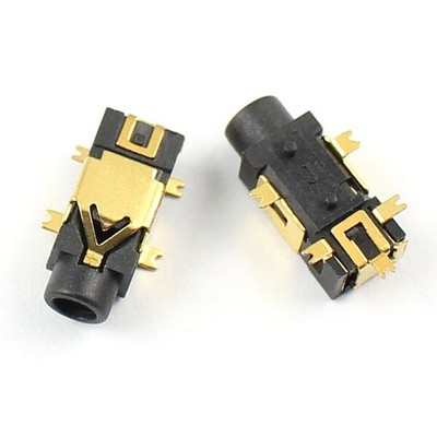 5Pcs PJ2009D PJ209D 2.5mm Headphone Jack Female 5 Pin SMT SMD Audio Connector #w