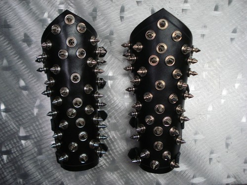 UNISEX SPIKE LEDERHANDSCHUHE. DEATH METAL... (MDLUG0252)... SIX MILLION DEAD'S - Bild 5 von 12