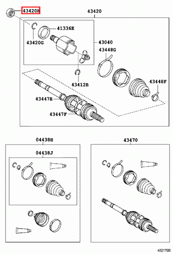 Genuine Toyota Urban Cruiser NSP110 Front Left LH Drive Shaft Oil Seal - Imagen 3 de 20