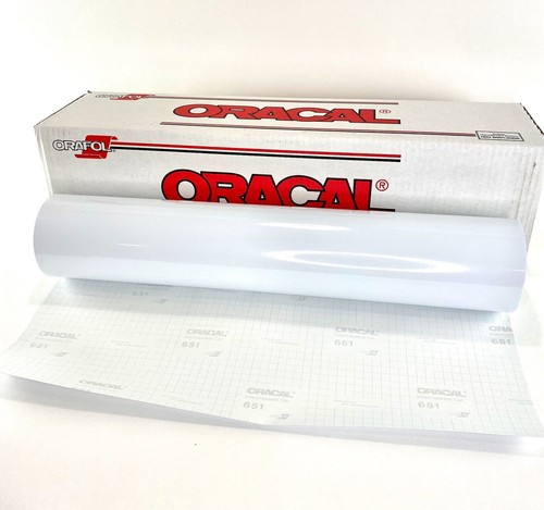 Oracal 651 or 631 Permanent Self Adhesive Craft Vinyl 24" x 15ft - Picture 7 of 7