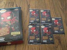 Upper Deck Funko Trading Cards Marvel Infinity Saga Lot of 5 Sealed Packs!