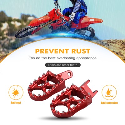 Motorcycle Footrest Footpegs Foot Pegs Rest Pedal For HONDA XR650L XR650R XR600R XR600 XR650 XR 650L 650 L R 650R Accessories - 201355758