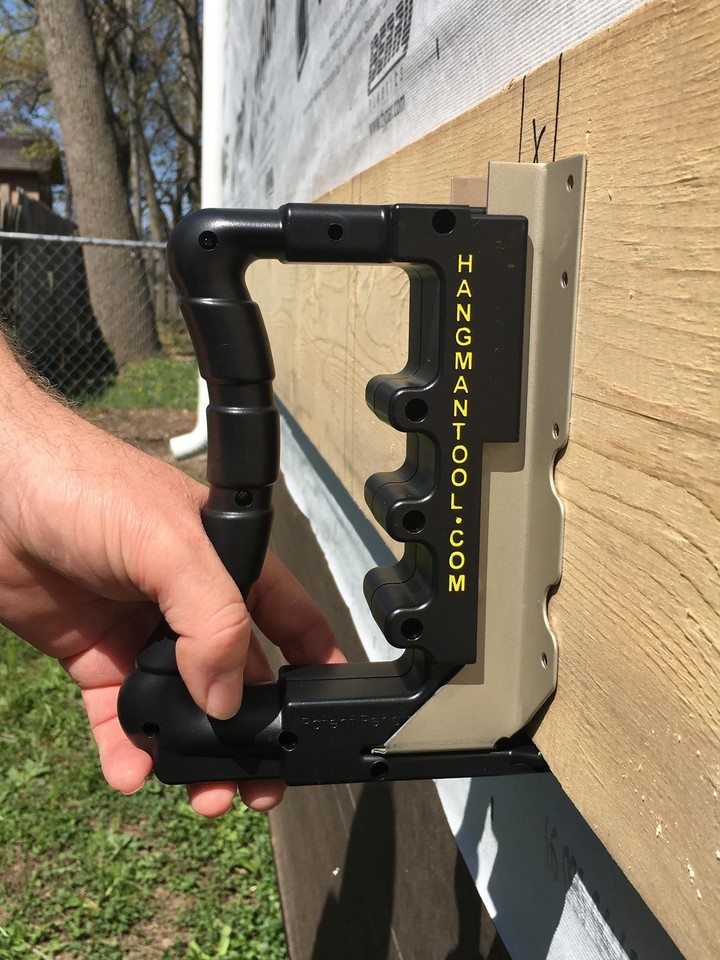 Hang Em Fast Hang Man Tool - Easy Metal Joist Hanging Tool - Light Weight Dur