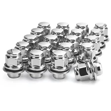 24Pc CHROME TOYOTA 4RUNNER TACOMA OEM FACTORY LUG NUT MAG SEAT 12x1.5 1.46" TALL