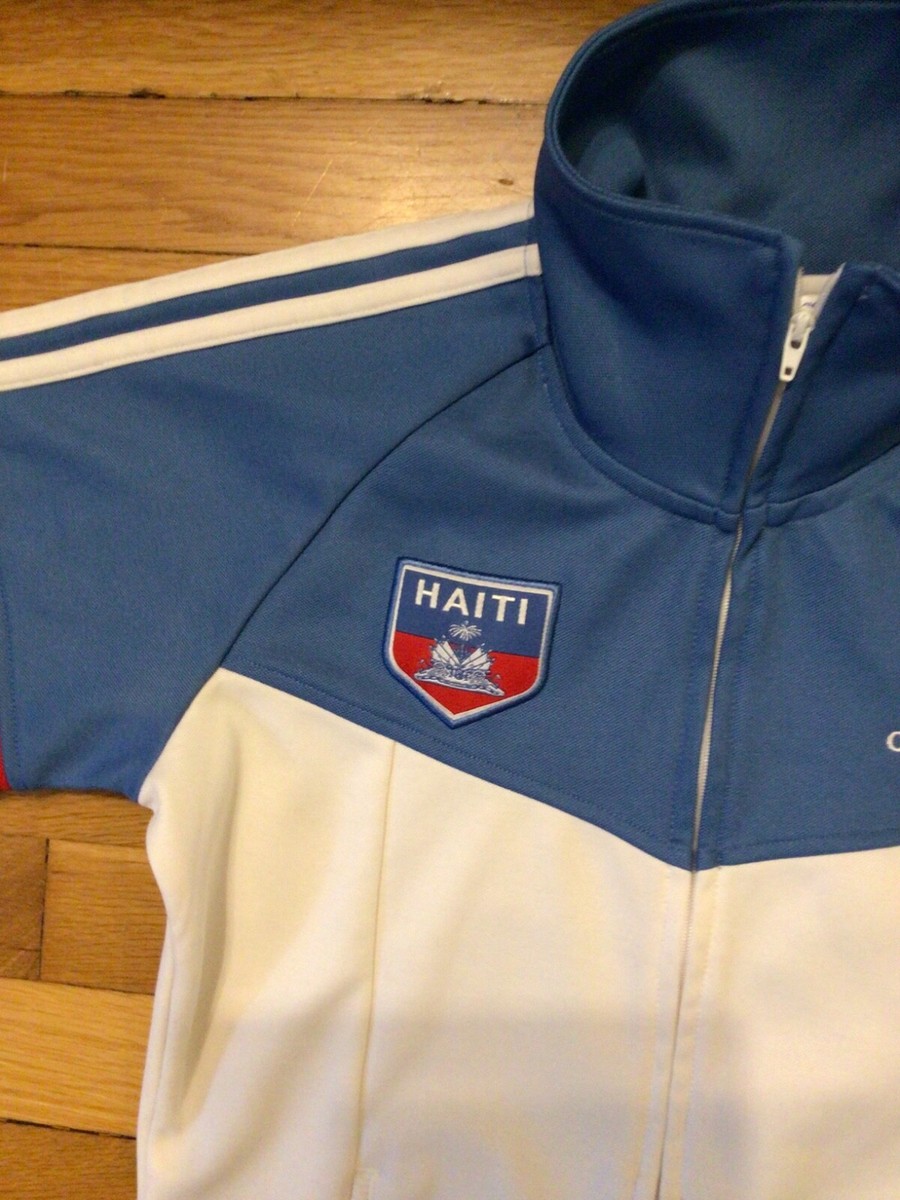 Rare Adidas Women's Sports Activewear Haiti Full Zip Track
