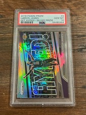 PSA 10 2018-19 Panini Prizm LeBron James Get Hyped! Silver Prizm