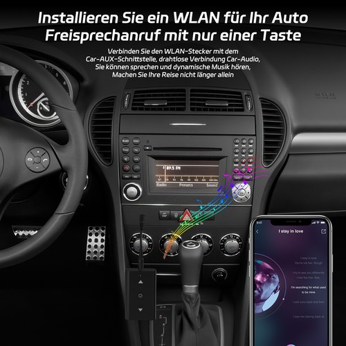 2 in 1 Bluetooth 5.1 Transmitter Empfänger Sender Aux Audio Adapter TV Kopfhörer - Bild 12 von 18
