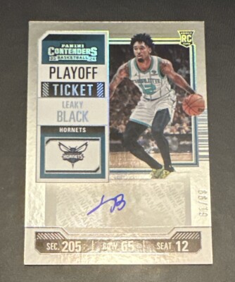 Leaky Black 2023-24 Panini Contenders RC Playoff Ticket Auto /99 | eBay