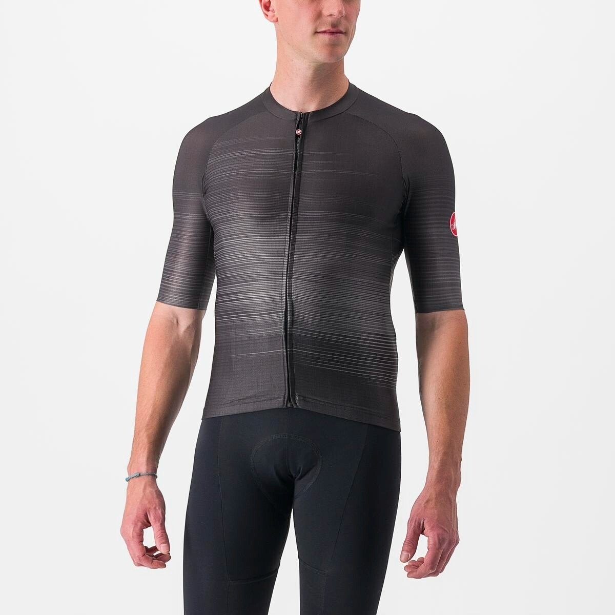 CYCLING SHORT SLEEVE JERSEY BRAND: CASTELLI AERO RACE BLACK