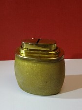 Altes ERHARD & SÖHNE Tischfeuerzeug Gasfeuerzeug seltene Form Lighter Brennt!