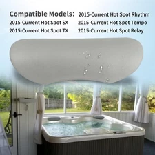 XQK 1 Pack 77444 Grey Pillow Fits Hot Springs/Hot Spot 2015 to Current