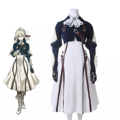violet evergarden dress design Violet Evergarden Cosplay Costume Set for Women