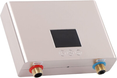 #ad 3000W Tankless Mini Hot Water Heater Under Sink 110V Thermostatic Washing Heatin $29.99