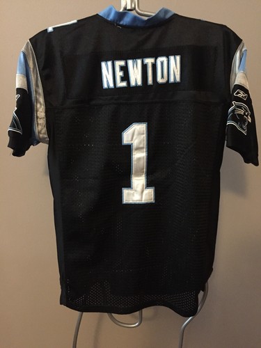 Reebok Cam Newton #1 Panthers Black NFL 