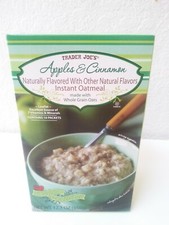Trader Joe's Apples Cinnamon Naturally Flavored Instant Oatmeal 12.3 oz
