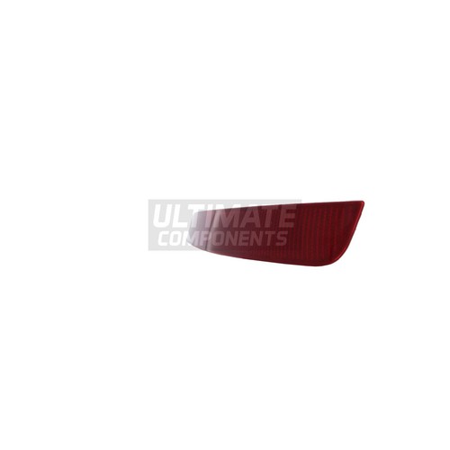 Skoda Octavia Mk3 2013-2017 Rear Reflector Bumper Plastic Red Drivers Right Hand - Picture 6 of 24