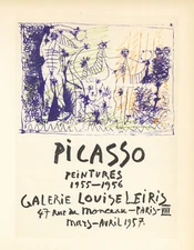 Picasso lithograph poster (printed by Mourlot)  6765858