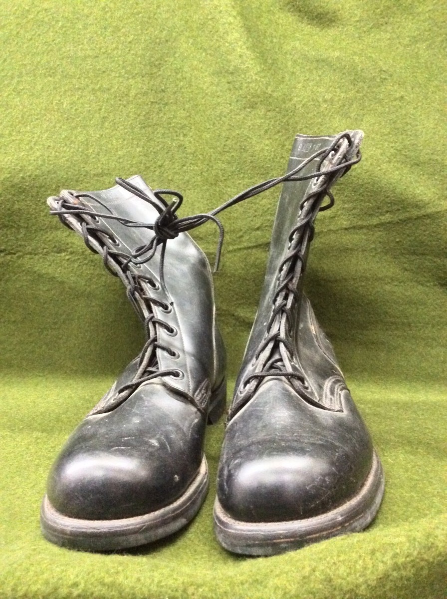 Vintage US Military Boots EJ Vintage  9R Endicott Johnson Black 7 Vietnam 1966? Endicote Johnson | Shoes | Vintage Us Military Boots Ej  main image 4
