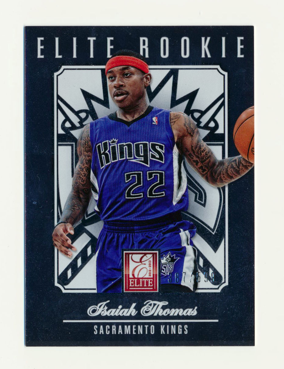 2012-13 DONRUSS ELITE ROOKIE ISAIAH THOMAS RC BOSTON CELTICS LEGEND #387/599