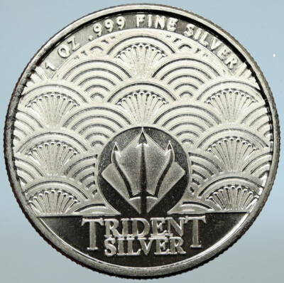2000-2020 UNITED STATES Trident THALASSA Sea Goddess 1 OZ Silver
