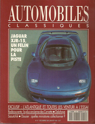 CLASSIC AUTOS 47 VENTURI ATLANTIQUE 260 JAGUAR XJR15 CORVETTE 53 DELAHA