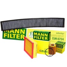 Mann Cabin Air Filter & Oil Filter Kit for BM...