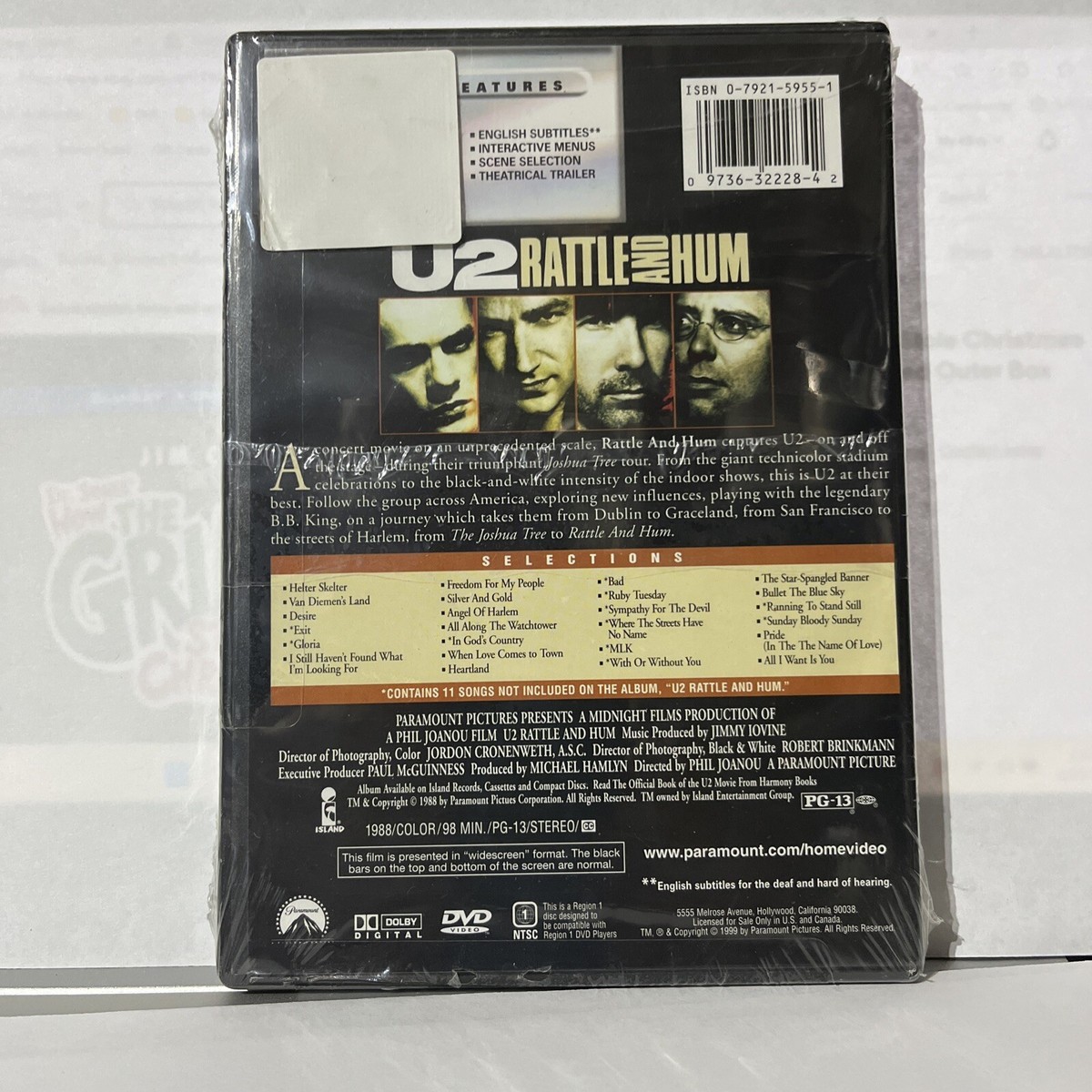 (未使用･未開封品)U2: Rattle and Hum [DVD] Amazon.com: U2 - Rattle and Hum : Bono, The Edge, Adam