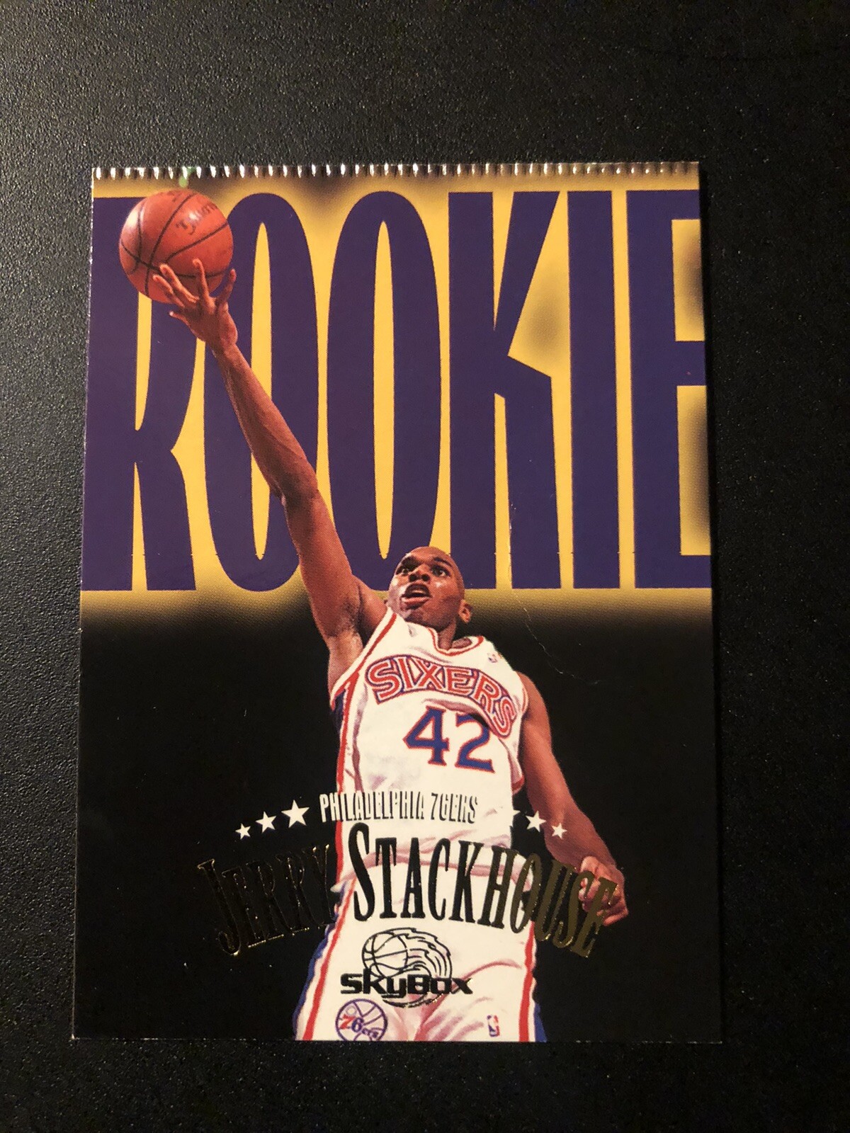 1996 Skybox/Mountain Dew Jerry Stackhouse  #4 of 4 Damage