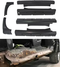 Slip-on Rocker Panel Cab Corner for 2014-2018 Chevy Gmc Crew Cab 41.5 in Pickup