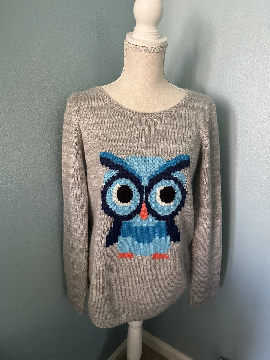 Woodland owl patch sweater sales