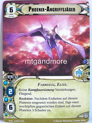 Warhammer 40000 Conquest LCG - 1x #058 Phoenix-Angriffsjäger - Zerfetzen und Ver