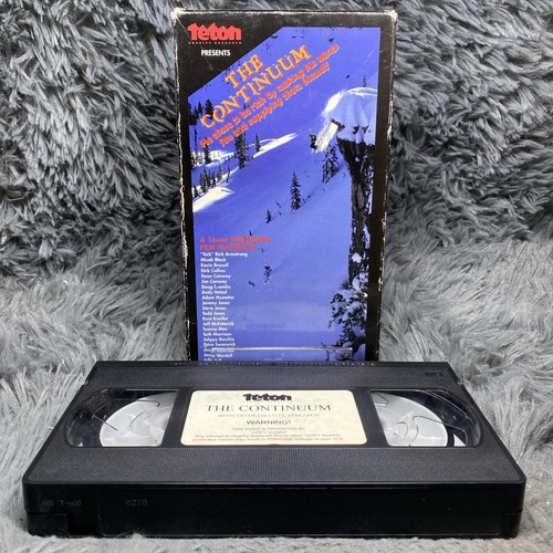 The Continuum VHS Tape 1996 Rick Armstrong Micah Black Kevin Brazell Skiing