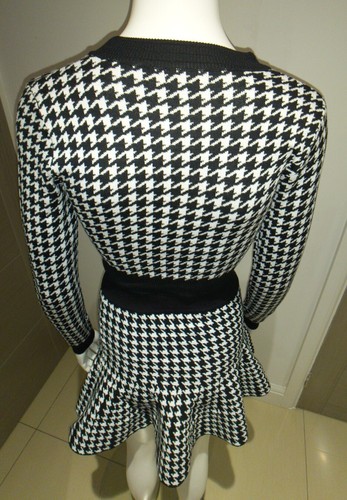 Houndstooth Jumper  And Skirt Outfit - Picture 3 of 7