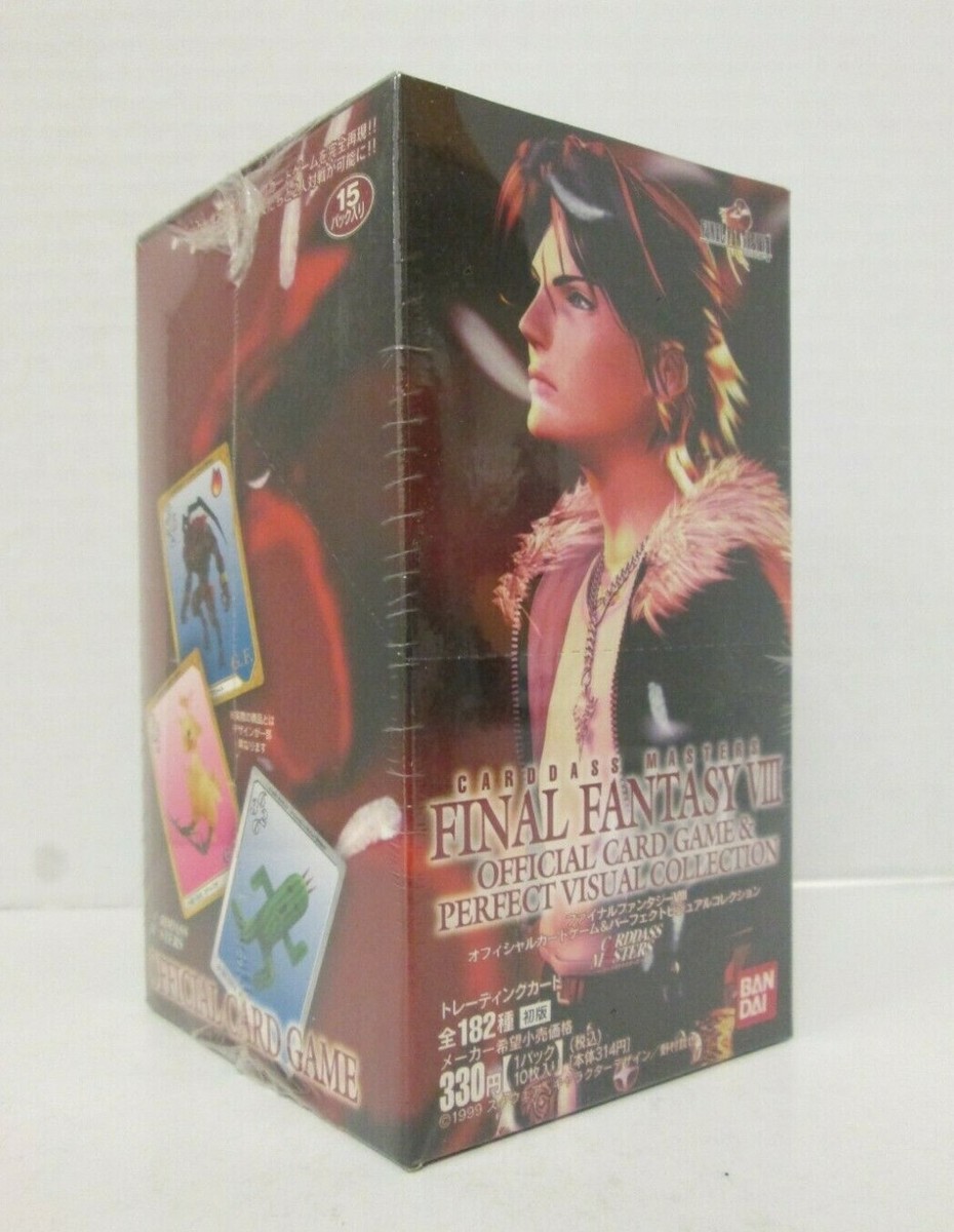 BANDAI FINAL FANTASY VIII 8 TRIPLE TRIAD BOX CARDDASS