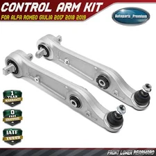 2x Front Lower Rearward Control Arm & Ball Joint Assembly for Alfa Romeo Giulia