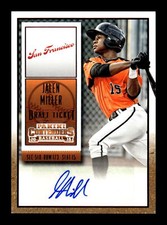 2015 Panini Contenders #17 Jalen Miller Draft Ticket Autographs Red Foil