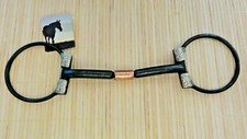 Billy Allen D-Bit Snaffle Gebiss Trense Mundstück Show Westernbit Kupferrolle 14