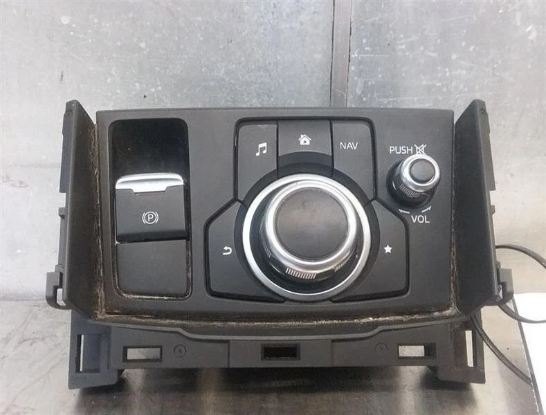 2016-2018 Mazda 3 Radio Nav Control Console Mounted Electric Parking Brake OEM - Image 3 of 4